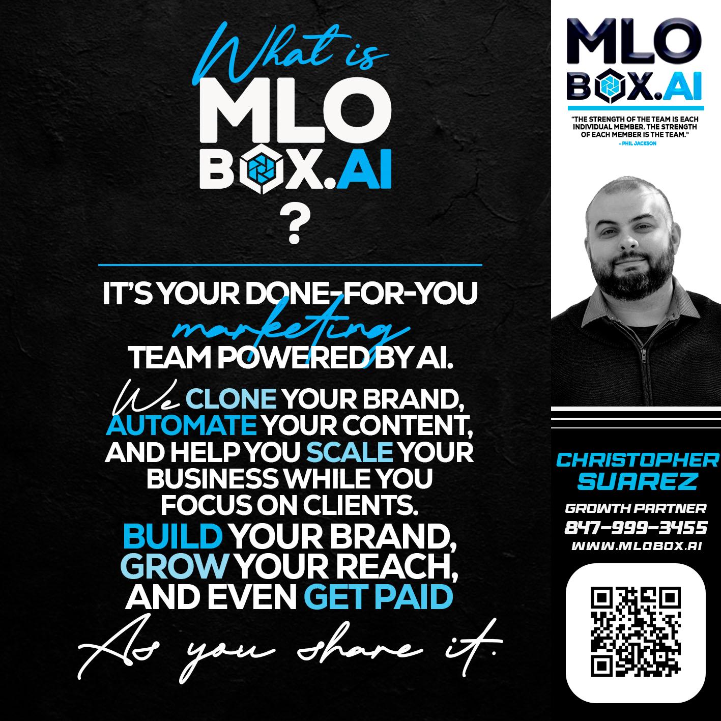 WHAT IS MLOBOX? - Christopher Suarez -Mortgage Loan Officer Coach