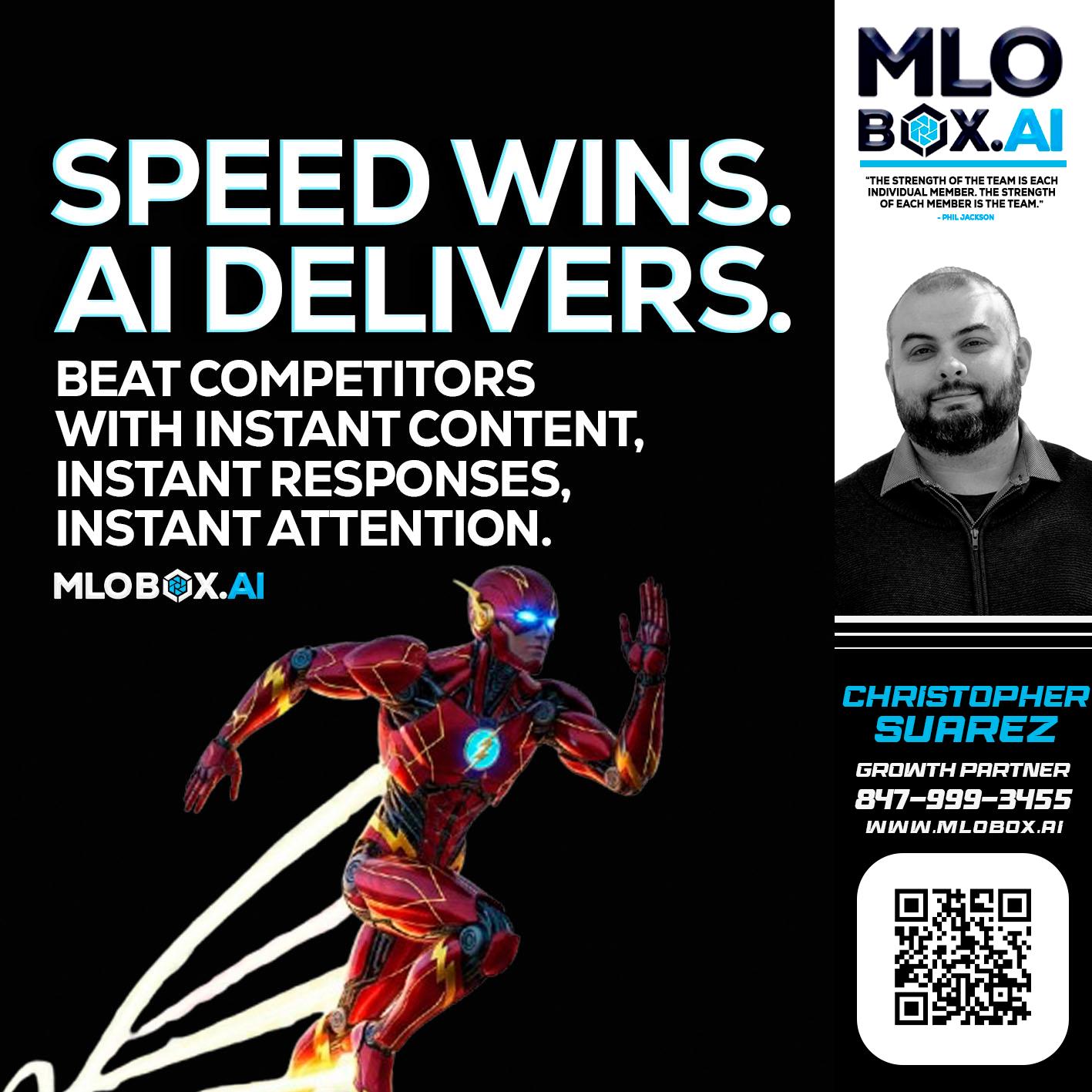 SPEED WINS - Christopher Suarez -Mortgage Loan Officer Coach