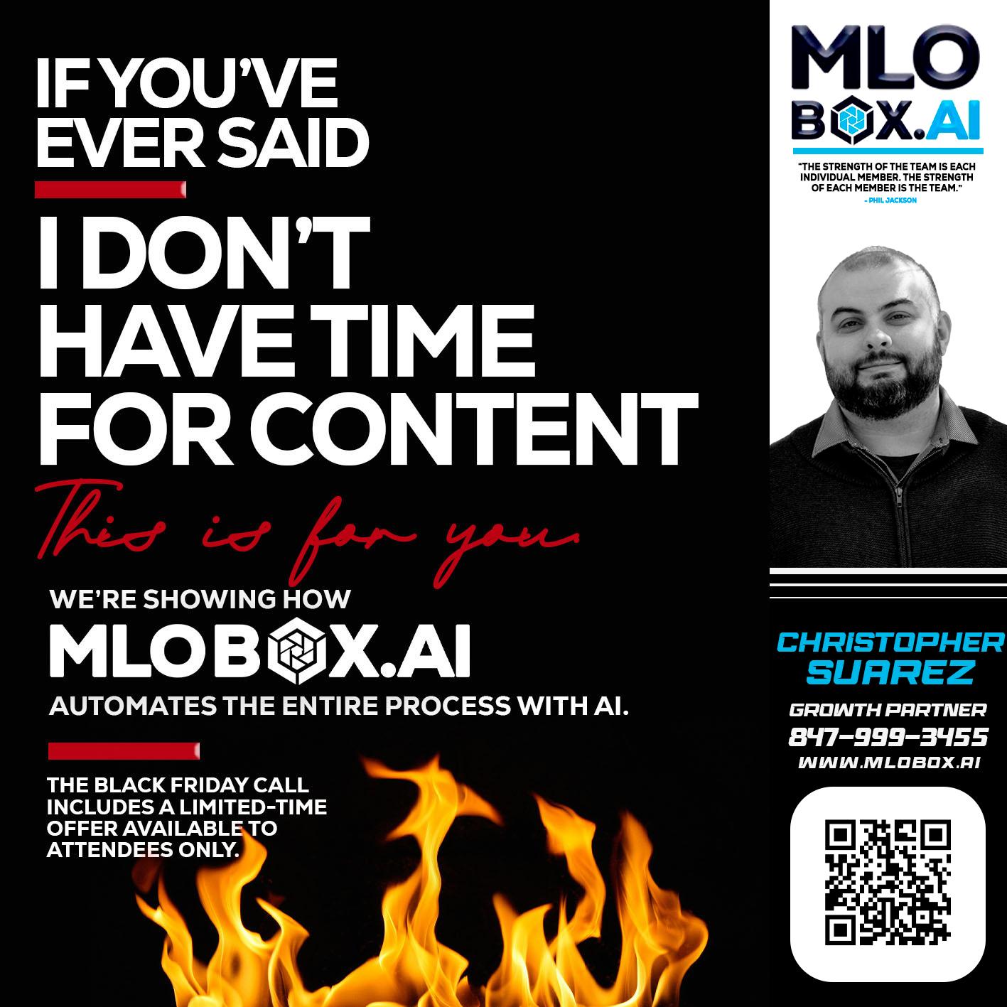 if you - Christopher Suarez -Mortgage Loan Officer Coach