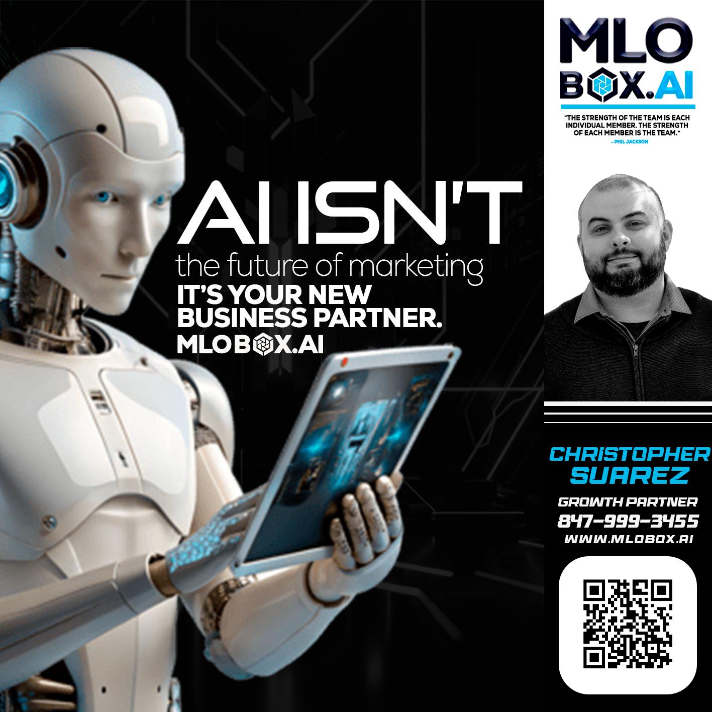 AI ISN'T - Christopher Suarez -Mortgage Loan Officer Coach