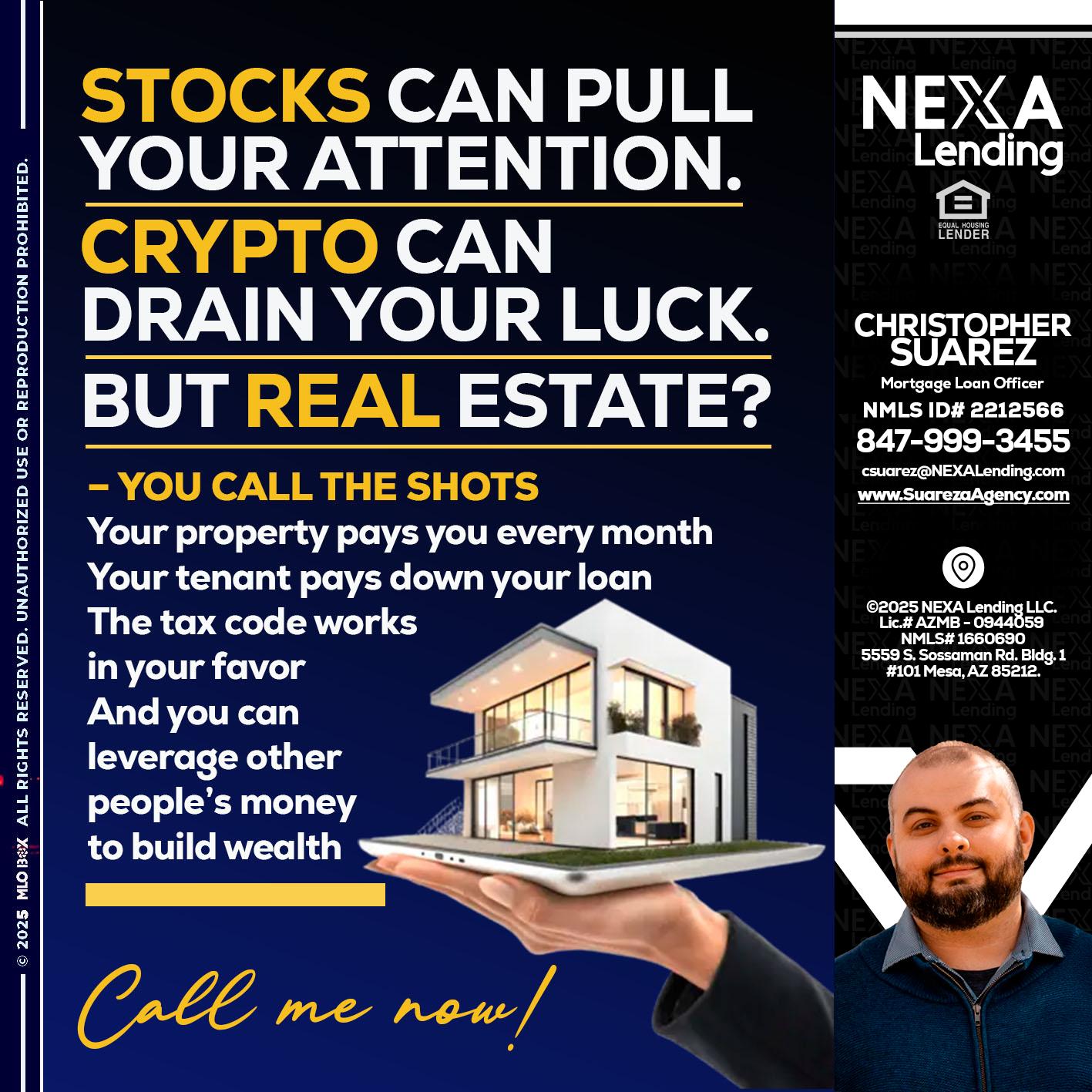 STOCK YOUR - Christopher Suarez -Mortgage Loan Officer Coach