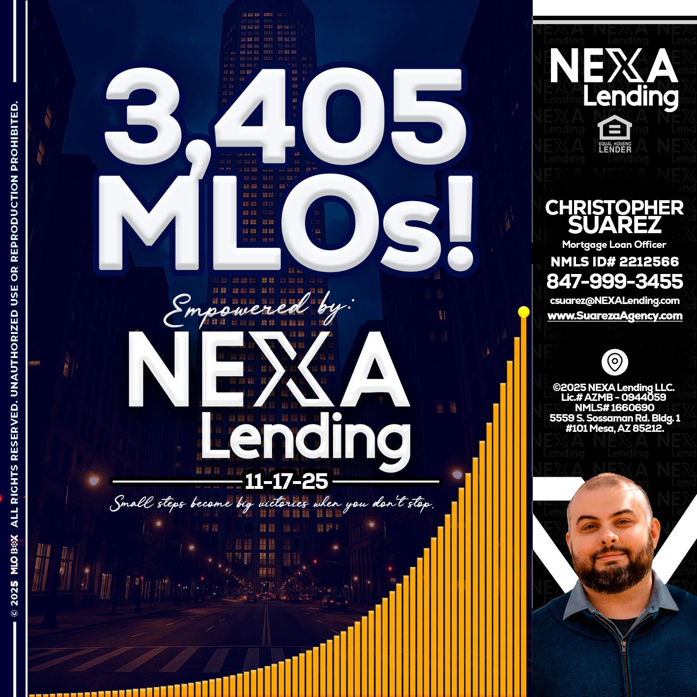3405 MLOs - Christopher Suarez -Mortgage Loan Officer Coach