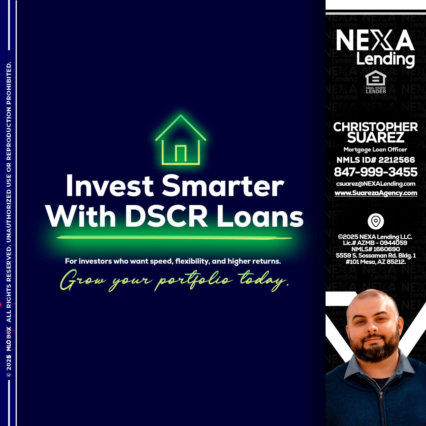 DSCR - Christopher Suarez -Mortgage Loan Officer Coach