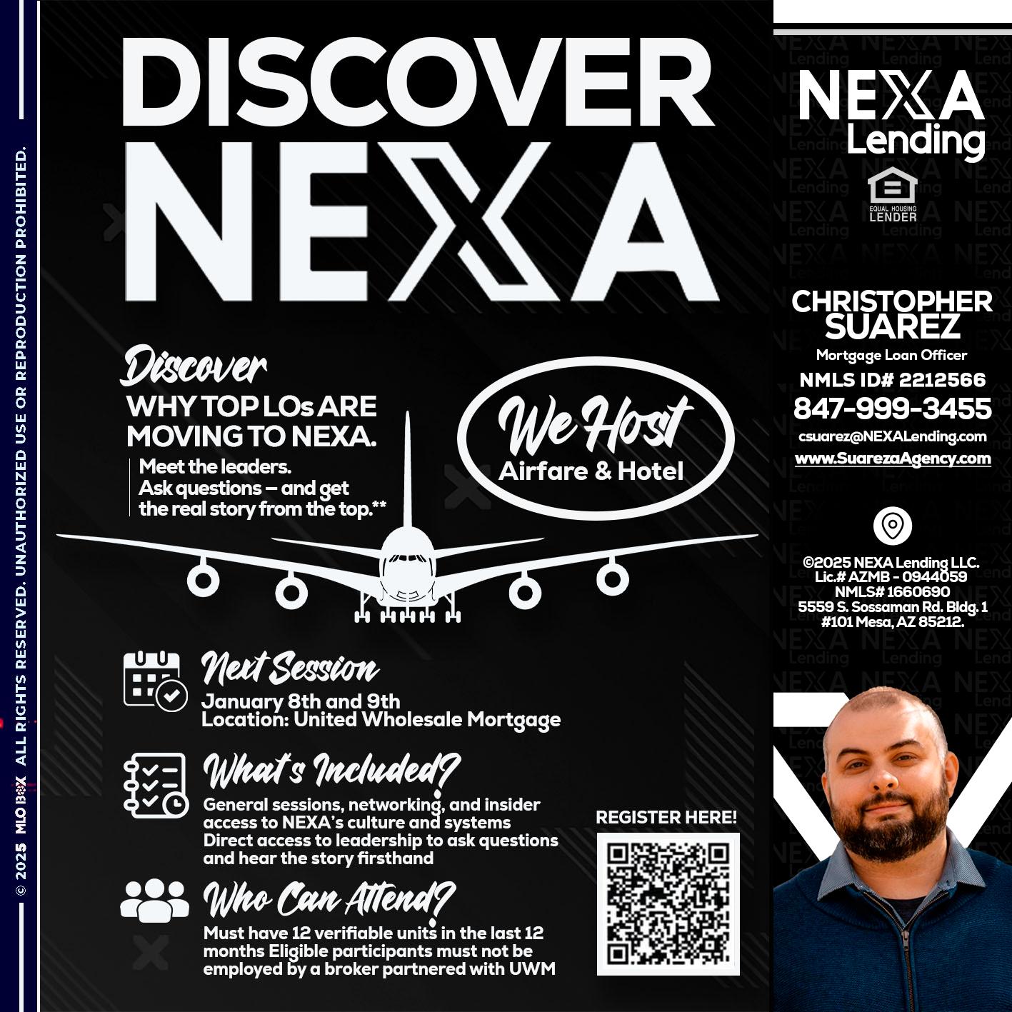 DISCOVER NEXA - Christopher Suarez -Mortgage Loan Officer Coach