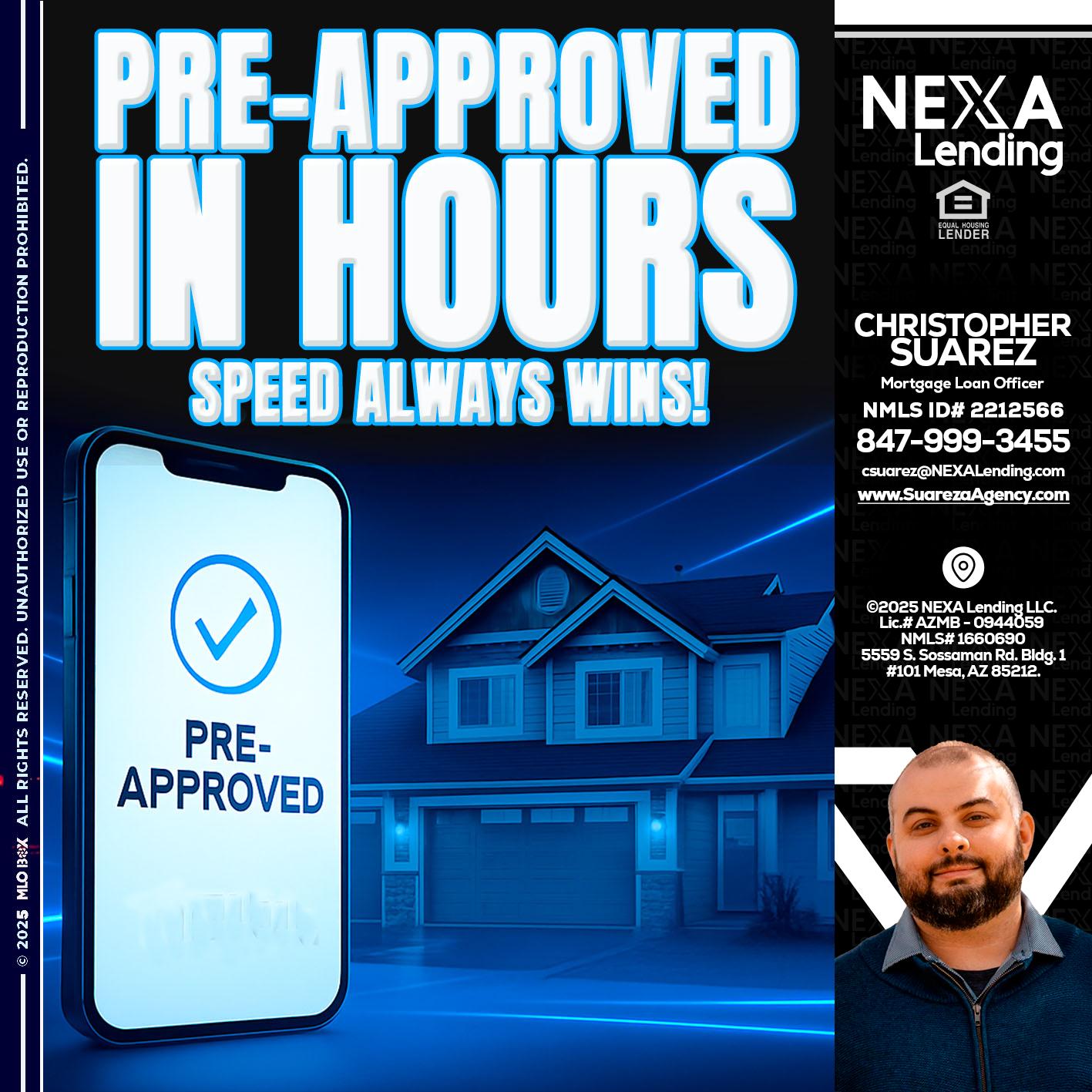 PRE - Christopher Suarez -Mortgage Loan Officer Coach