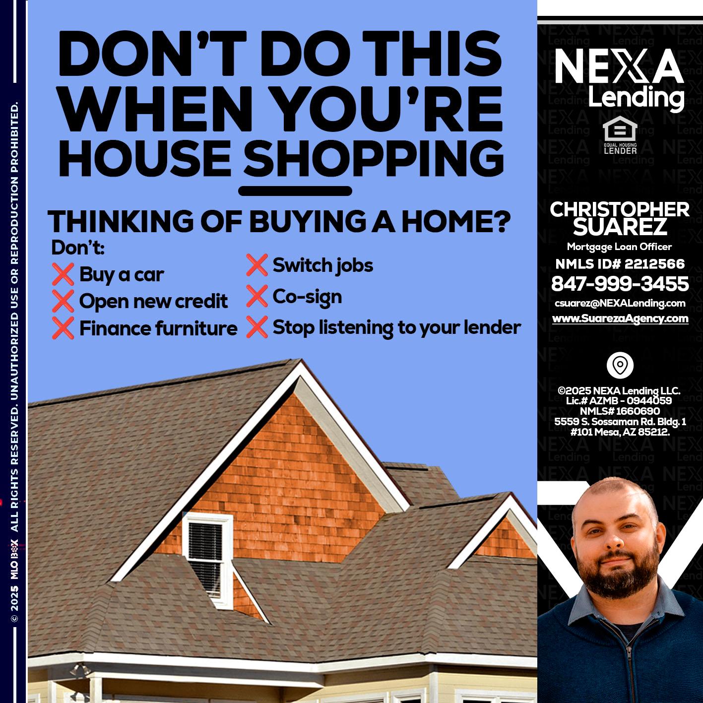 DONT DO THIS - Christopher Suarez -Mortgage Loan Officer Coach