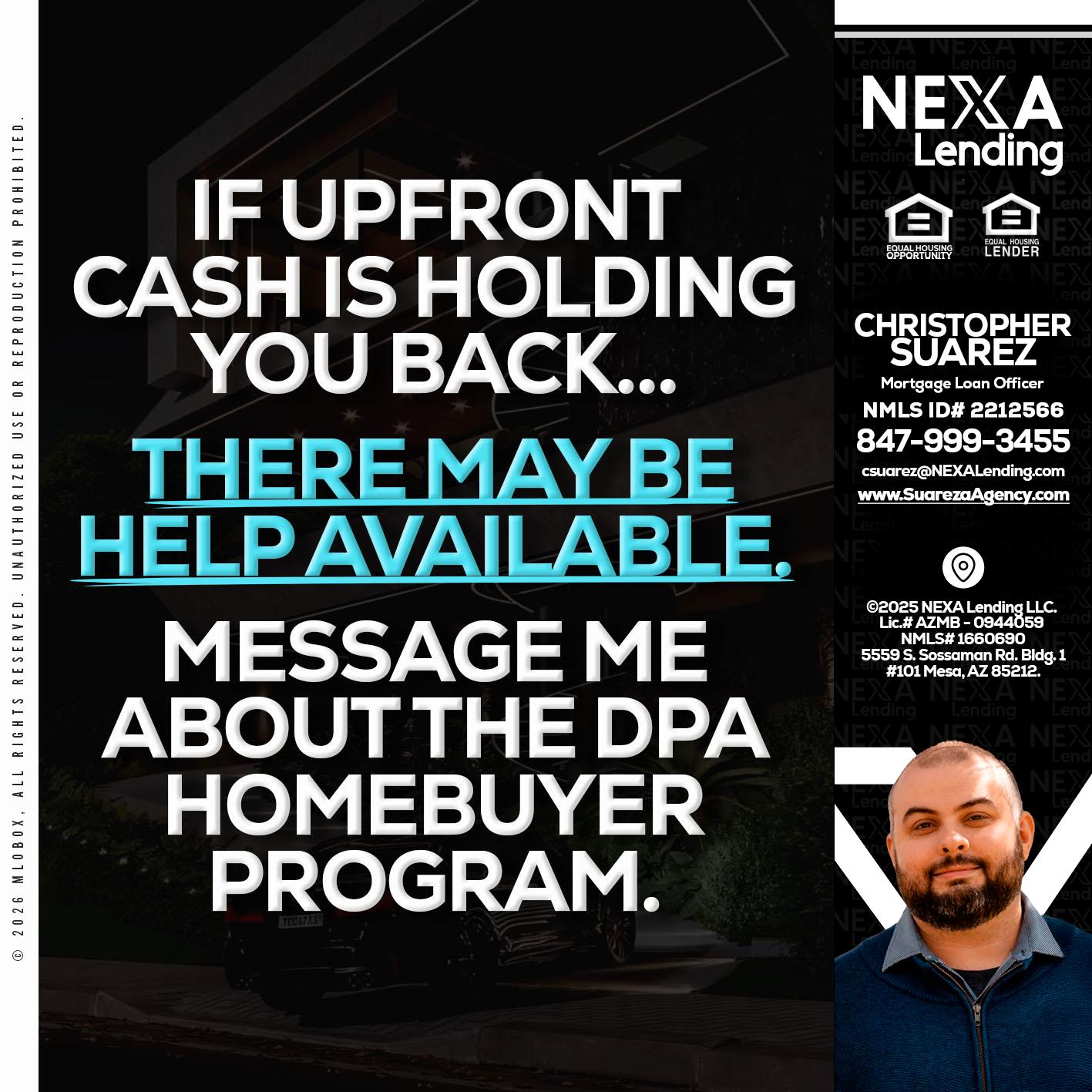 IF UPFRONT - Christopher Suarez -Mortgage Loan Officer Coach