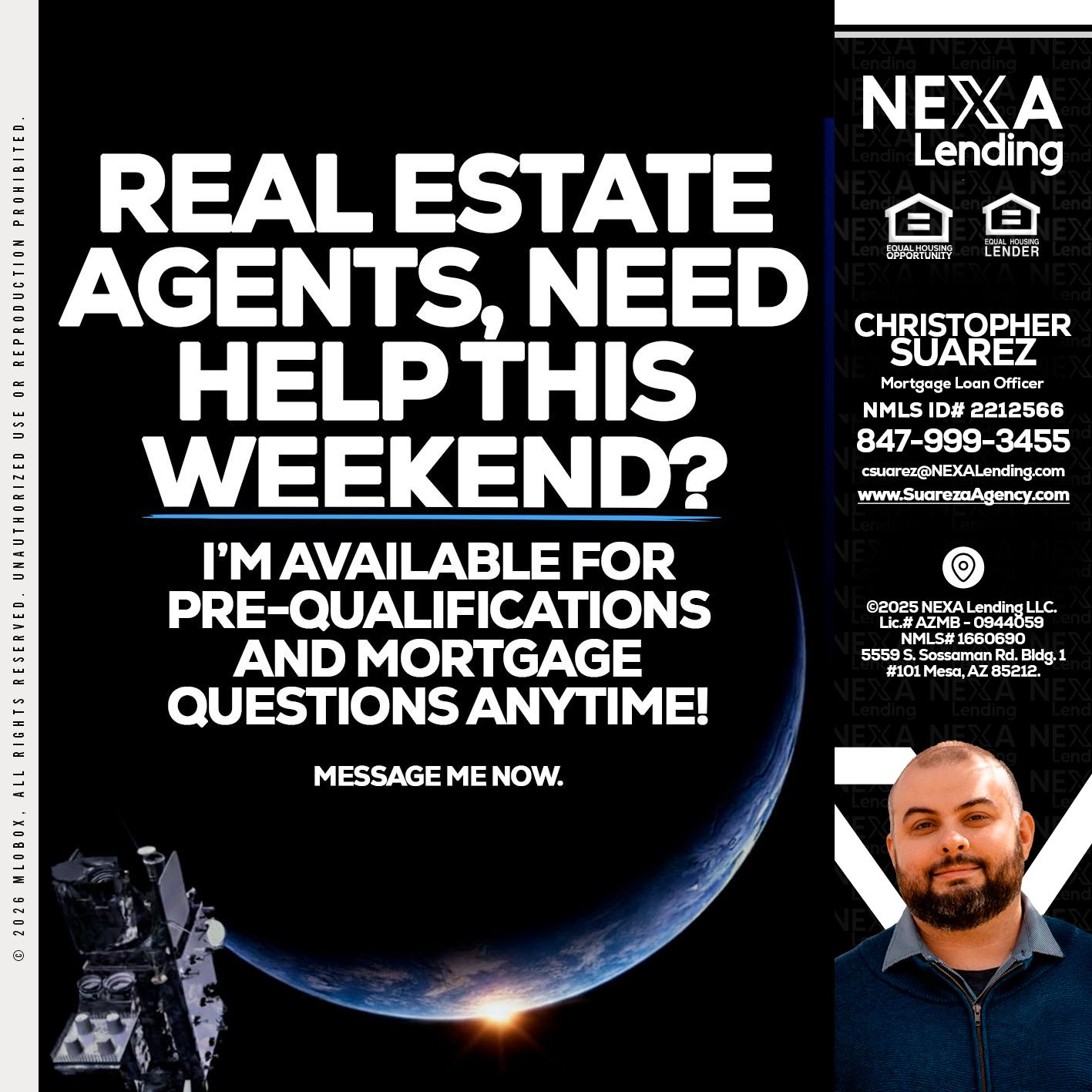 REAL ESTATE AGENTS - Christopher Suarez -Mortgage Loan Officer Coach