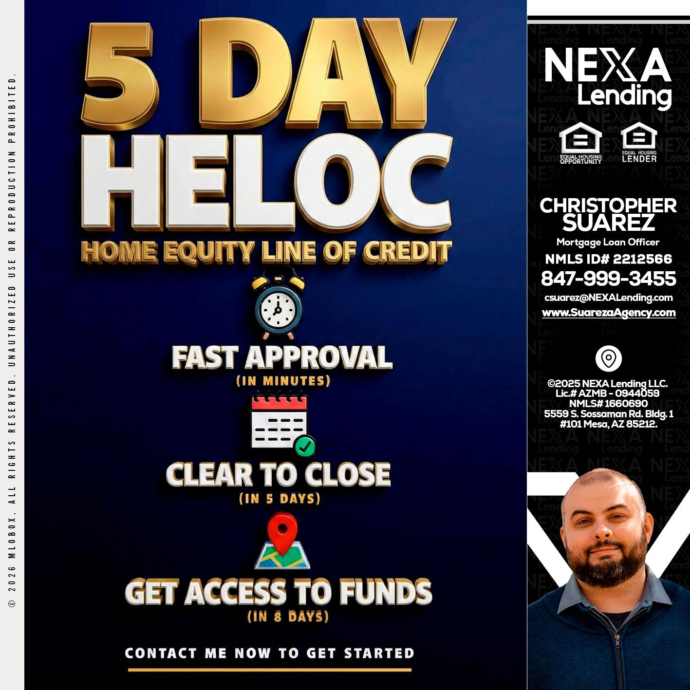 5 day hello - Christopher Suarez -Mortgage Loan Officer Coach