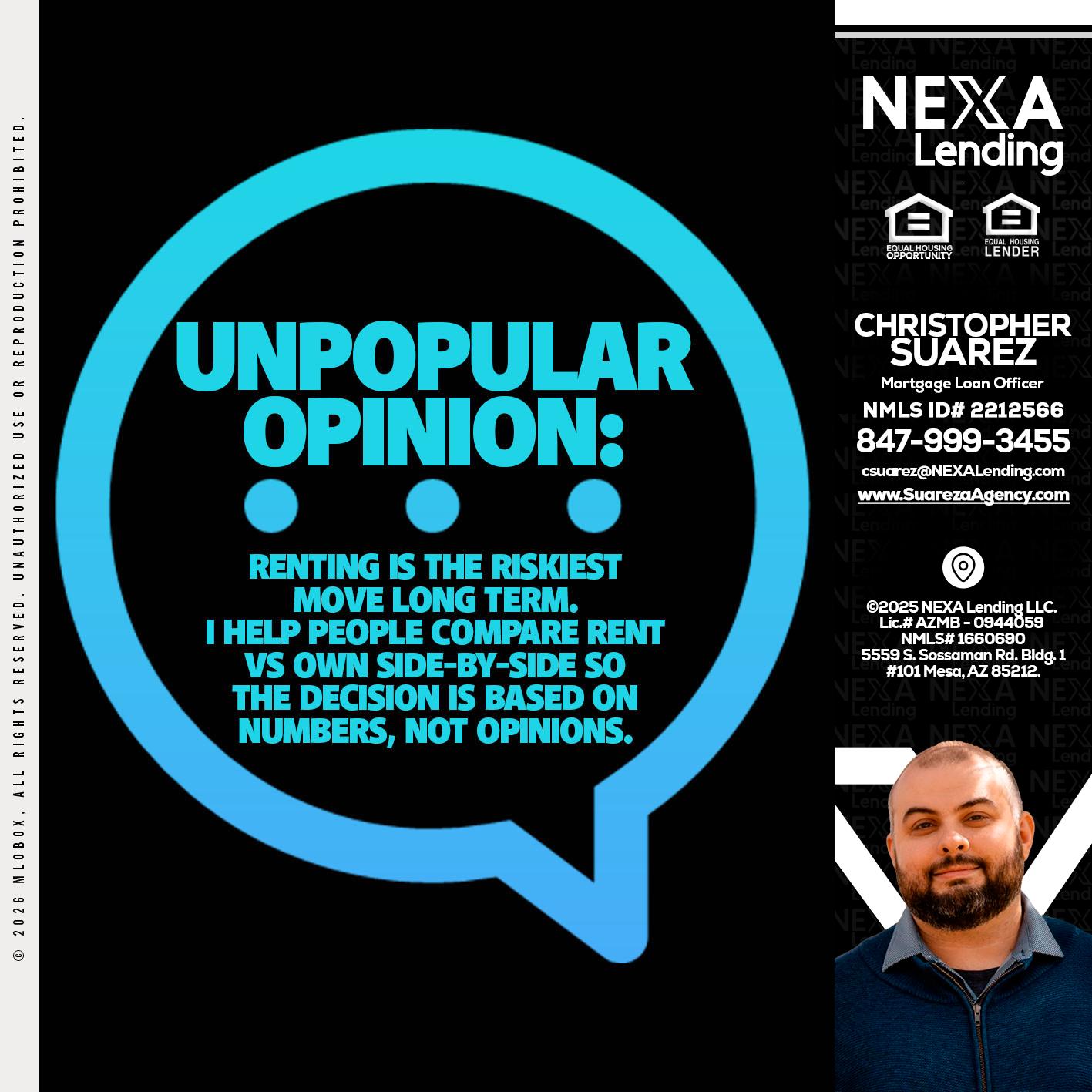 unpopular opinion - Christopher Suarez -Mortgage Loan Officer Coach