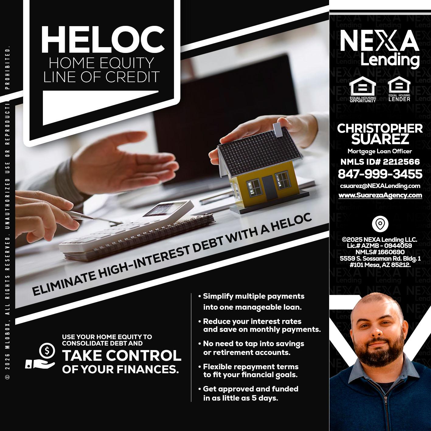 HELOC - Christopher Suarez -Mortgage Loan Officer Coach