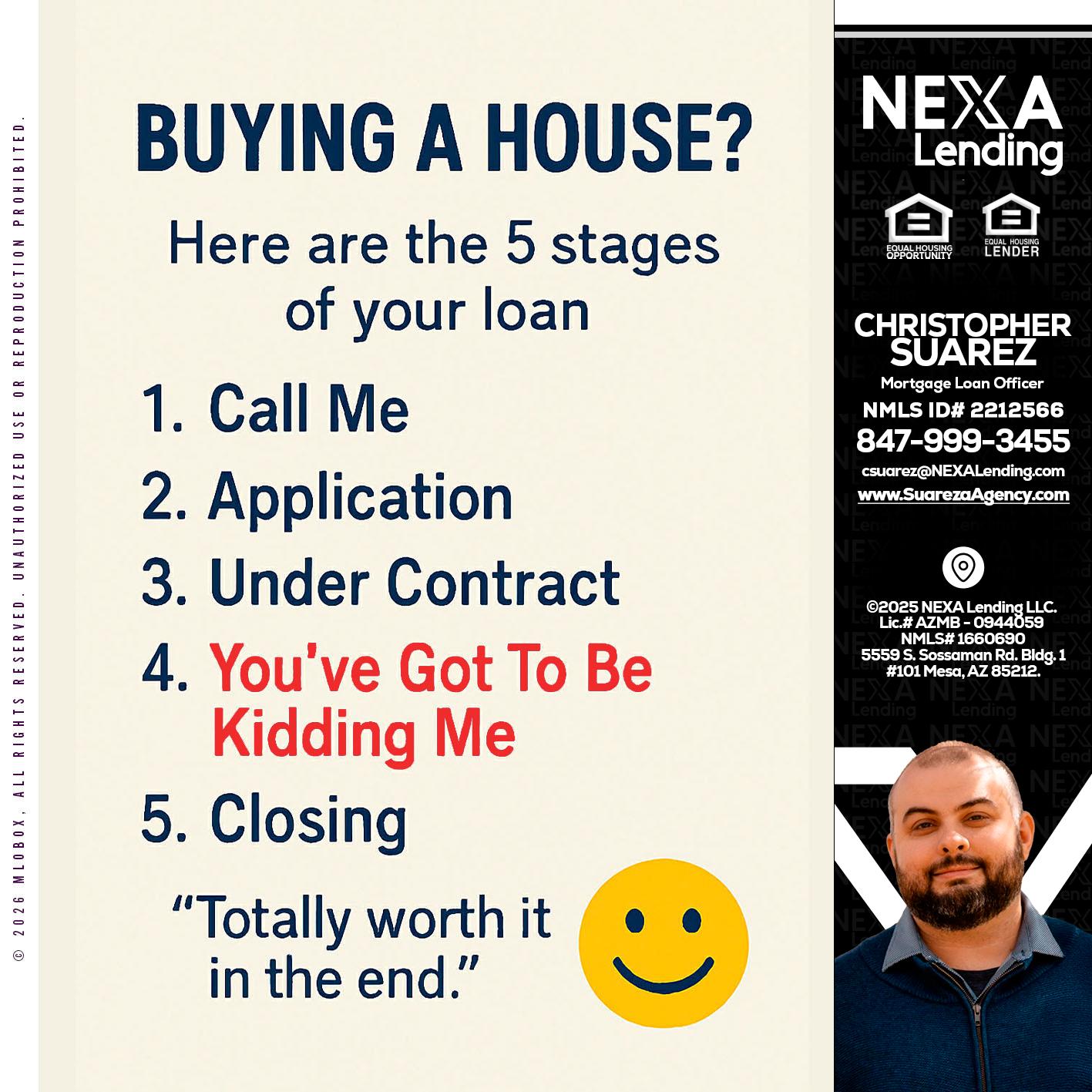 BUYING A HOUSE - Christopher Suarez -Mortgage Loan Officer Coach