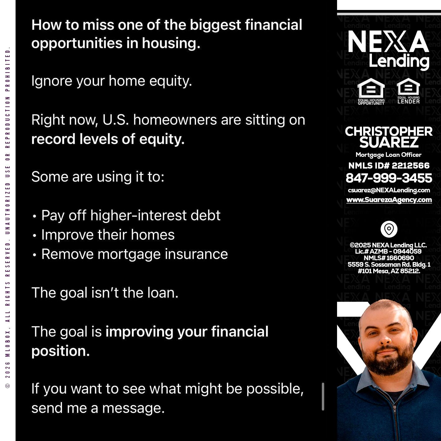 how to miss - Christopher Suarez -Mortgage Loan Officer Coach