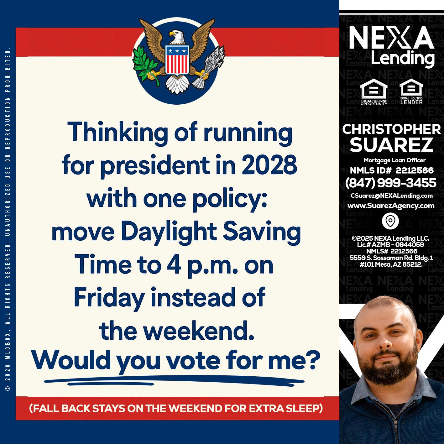 THINKING OF RUNING - Christopher Suarez -Mortgage Loan Officer Coach