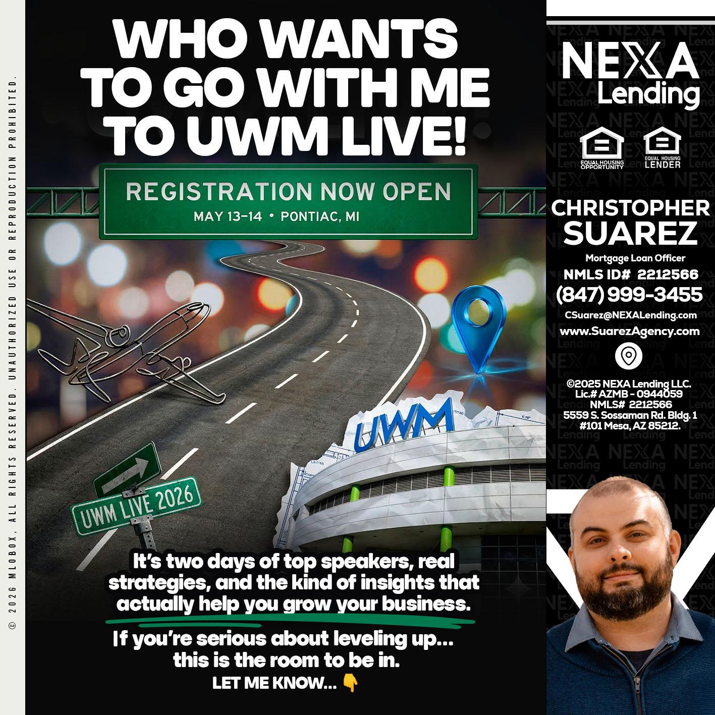 WHO WANTS - Christopher Suarez -Mortgage Loan Officer Coach