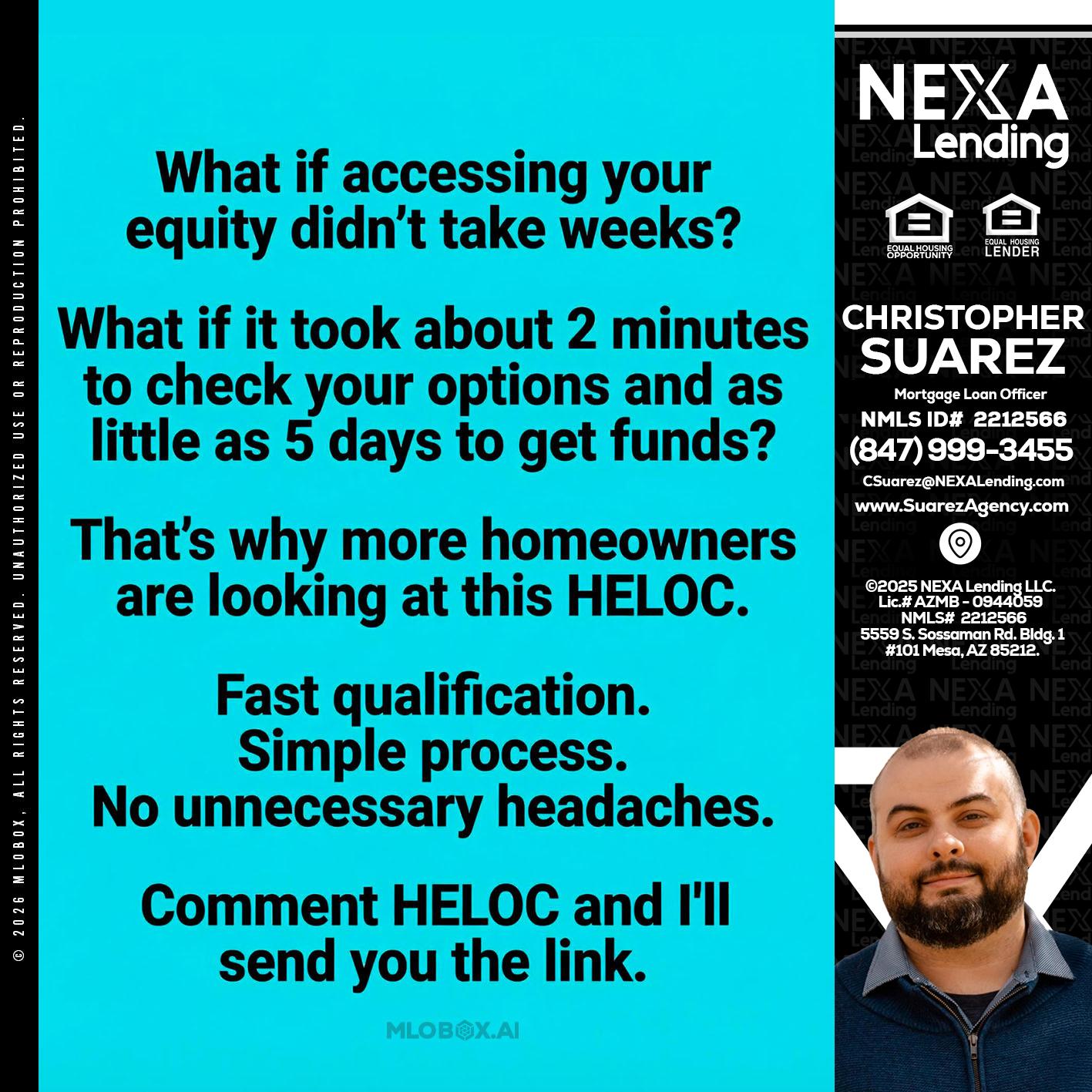 what if - Christopher Suarez -Mortgage Loan Officer Coach
