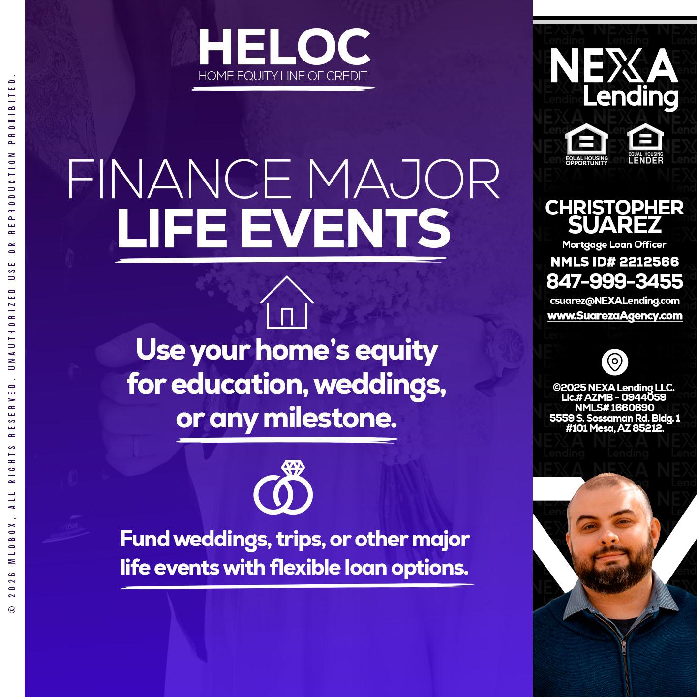 HELOC - Christopher Suarez -Mortgage Loan Officer Coach