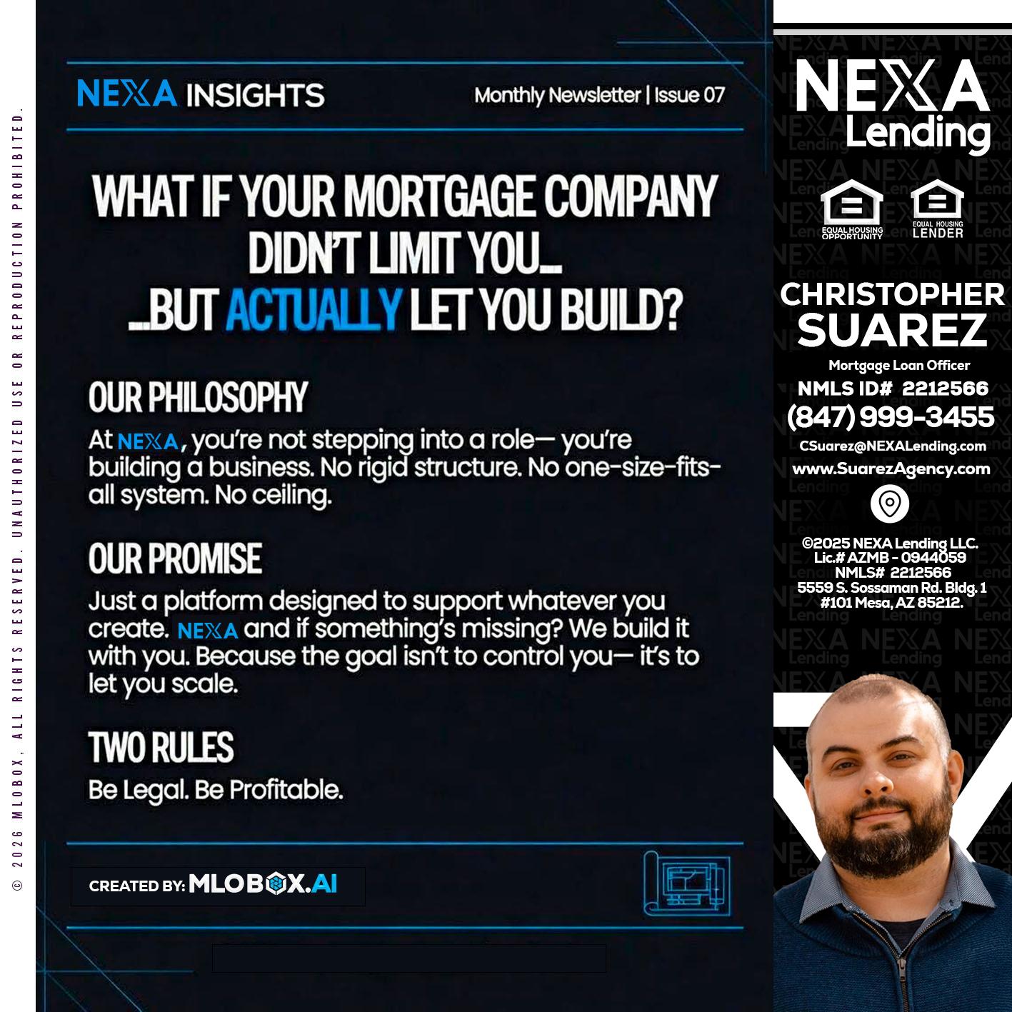 NEXA INSIGHTS - Christopher Suarez -Mortgage Loan Officer Coach