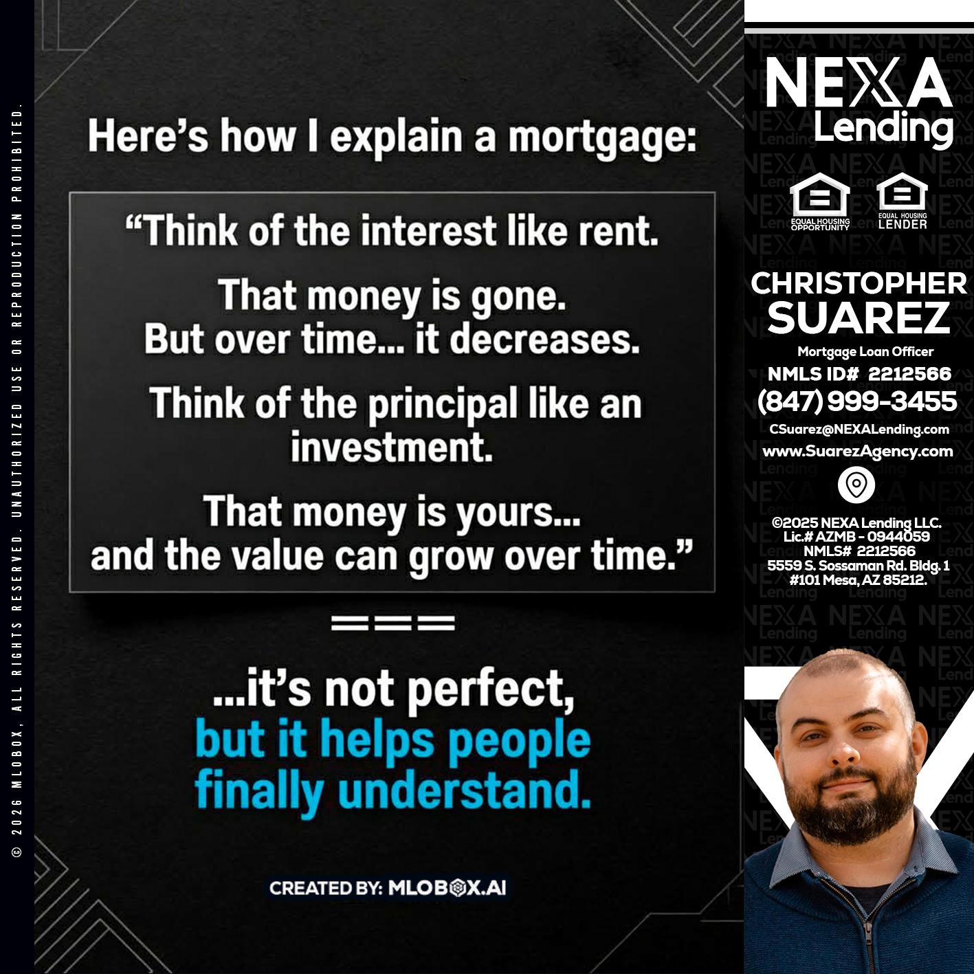HERES NOW - Christopher Suarez -Mortgage Loan Officer Coach