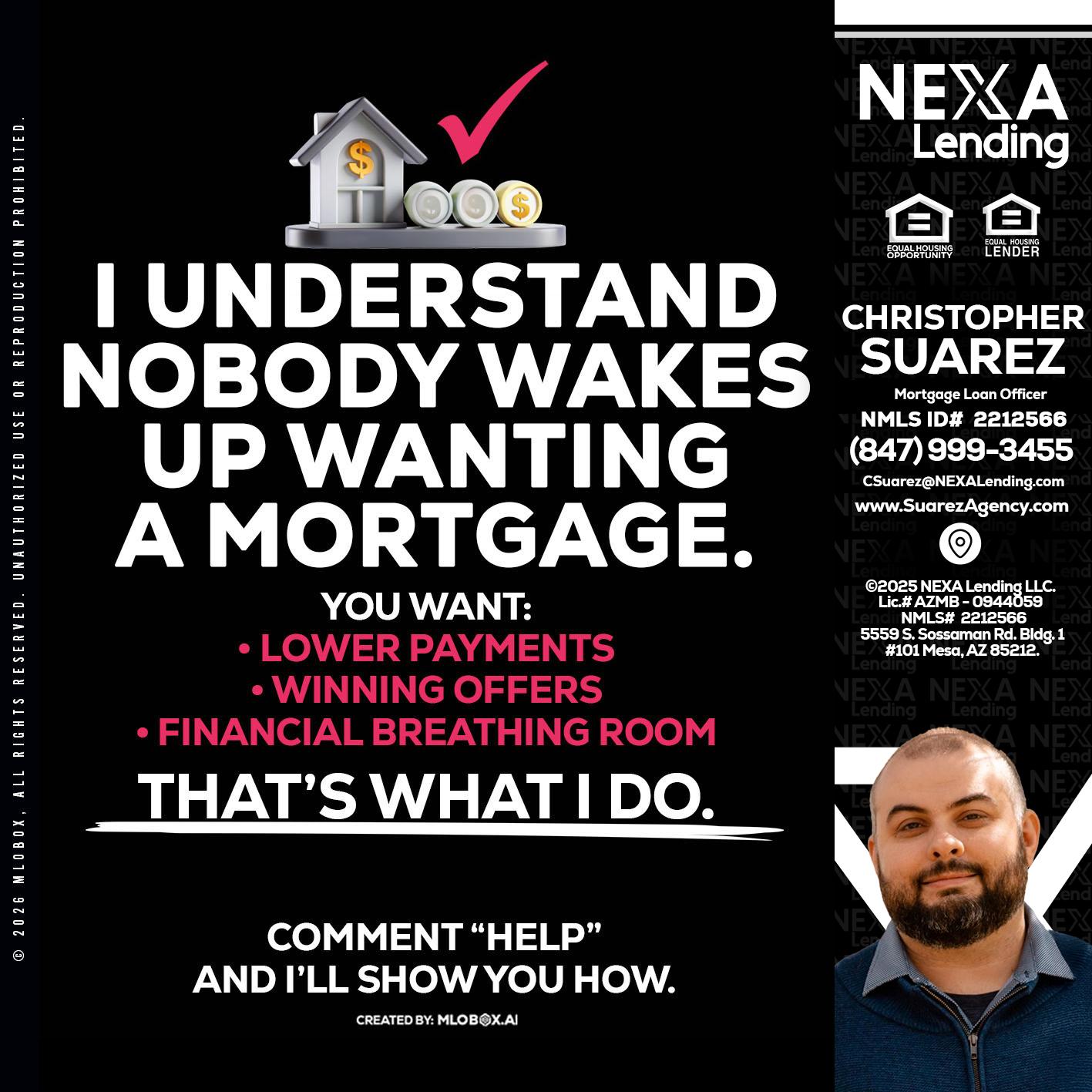 I UNDERSTAND - Christopher Suarez -Mortgage Loan Officer Coach