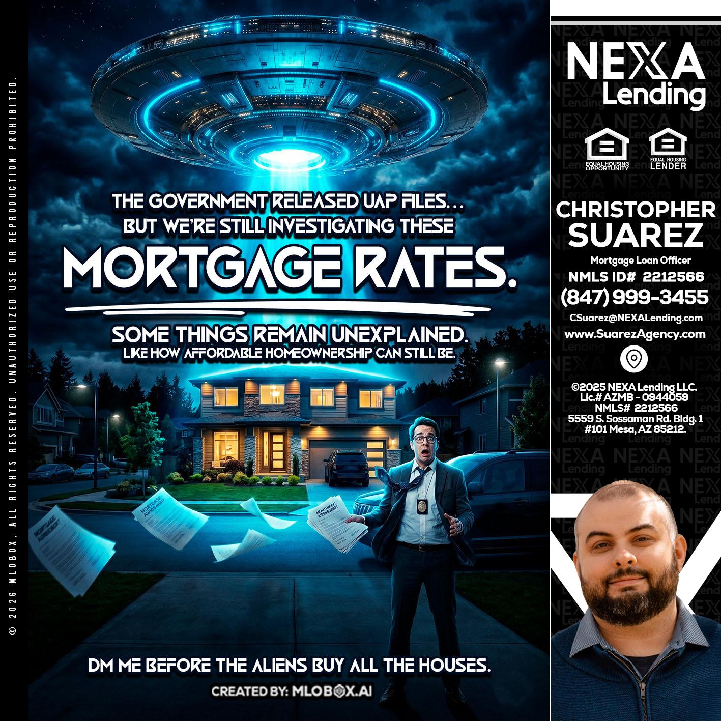 MORTGAGE RATES - Christopher Suarez -Mortgage Loan Officer Coach