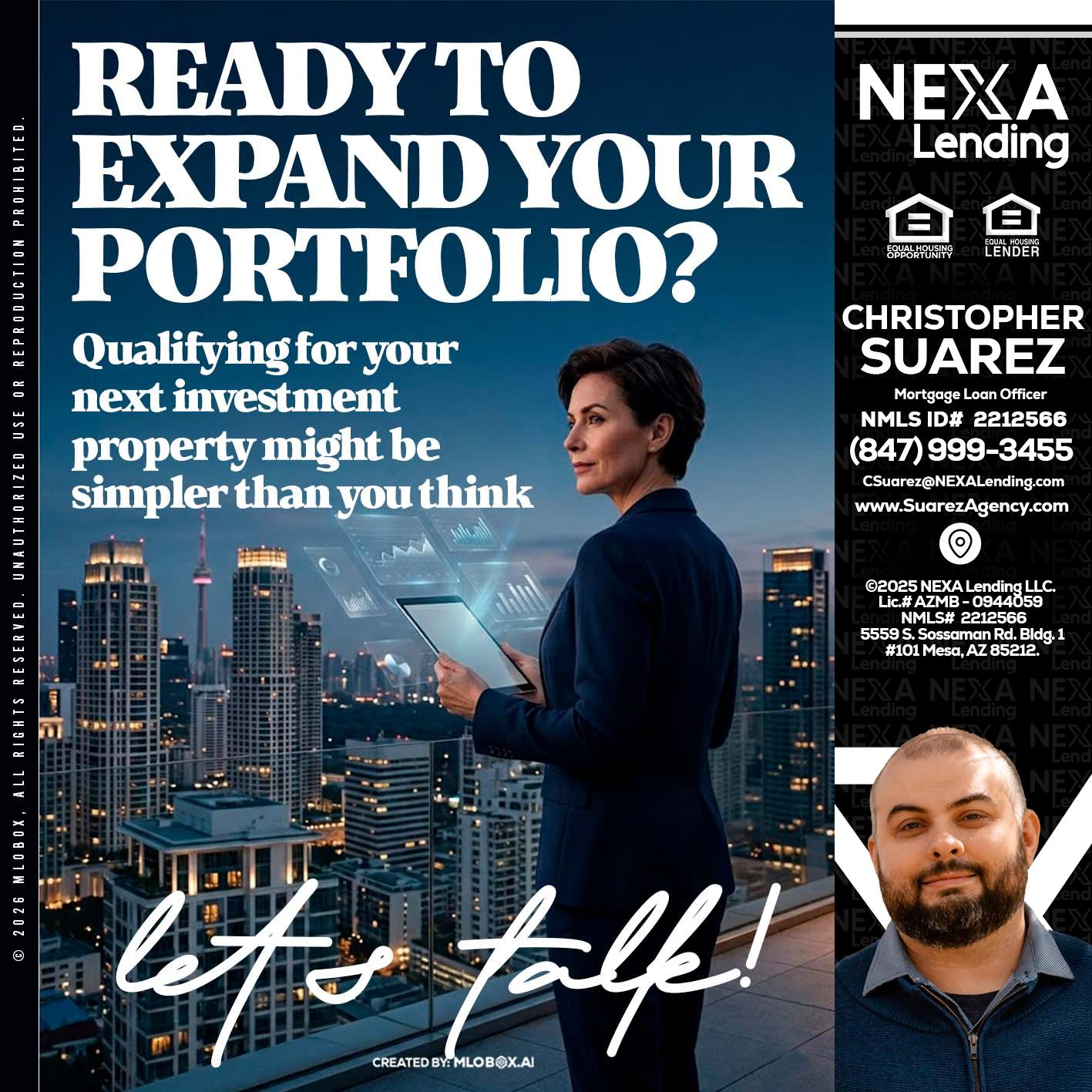 READY TO EXPAND - Christopher Suarez -Mortgage Loan Officer Coach