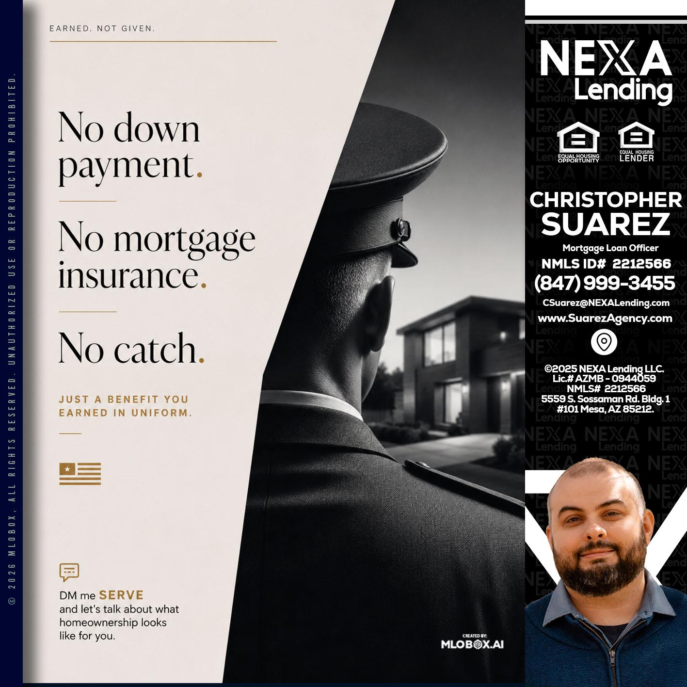 NO DOWN PAYMENT - Christopher Suarez -Mortgage Loan Officer Coach