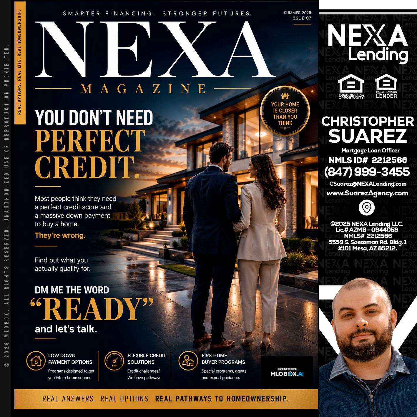 NEXA MAGAZINE - Christopher Suarez -Mortgage Loan Officer Coach