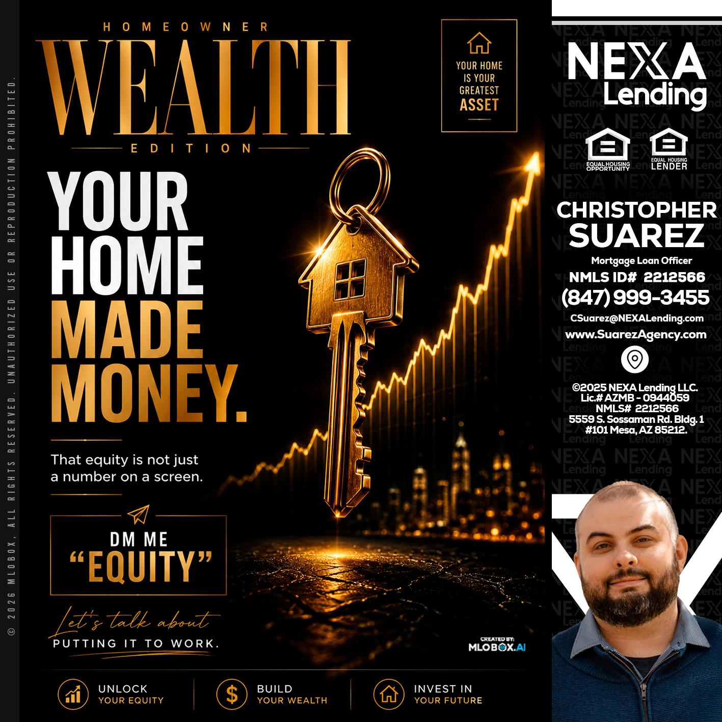YOUR HOME MADE - Christopher Suarez -Mortgage Loan Officer Coach