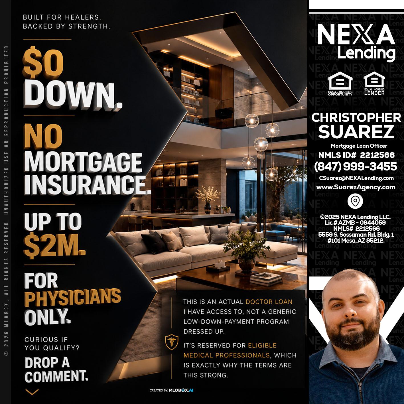$0 DOWN - Christopher Suarez -Mortgage Loan Officer Coach