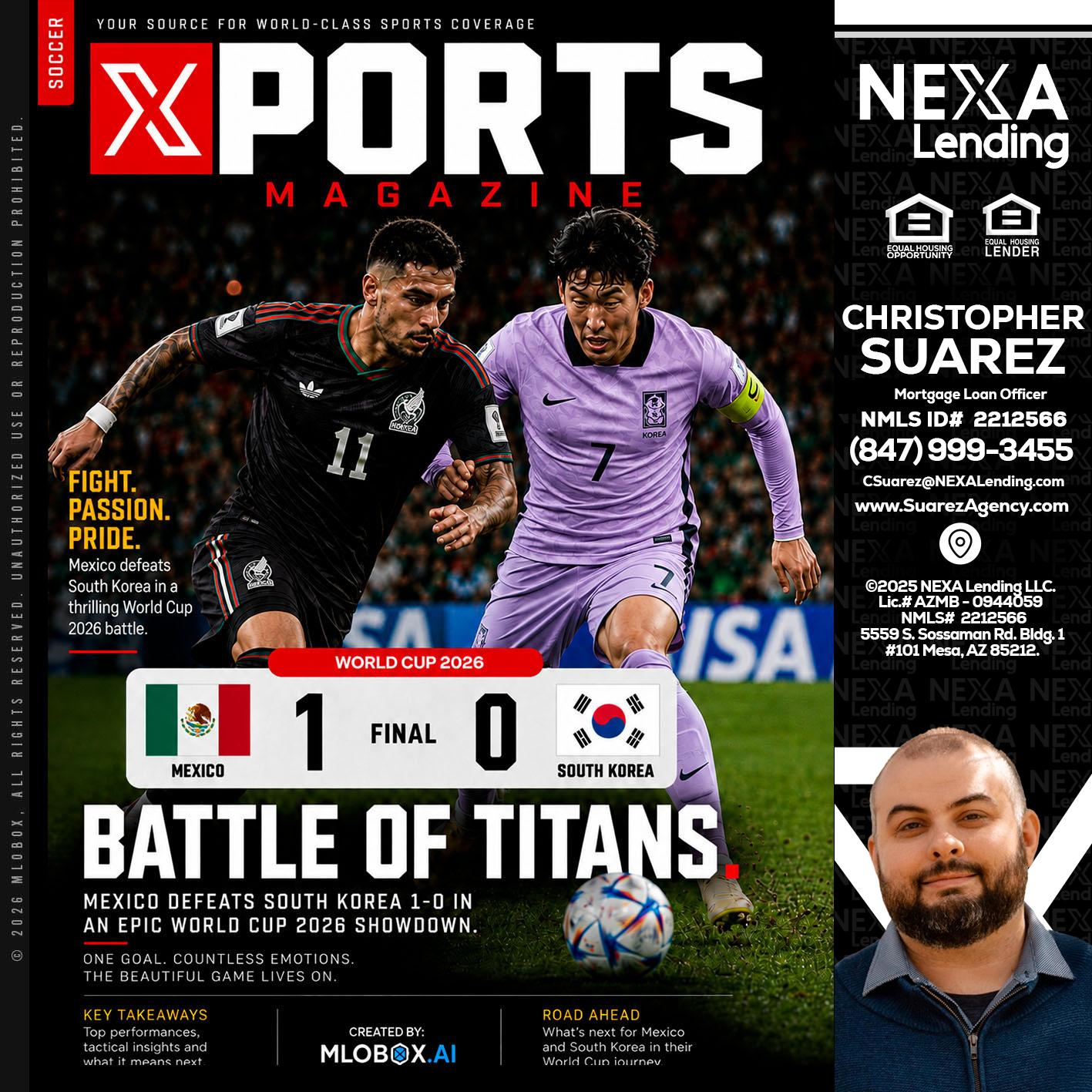 XPORTS MAGAZINE - Christopher Suarez -Mortgage Loan Officer Coach