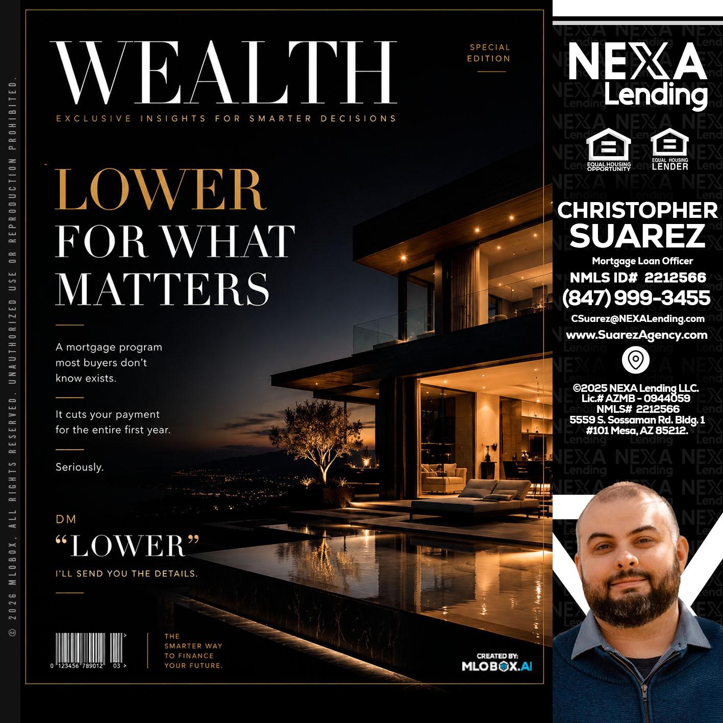 WEALTH - Christopher Suarez -Mortgage Loan Officer Coach