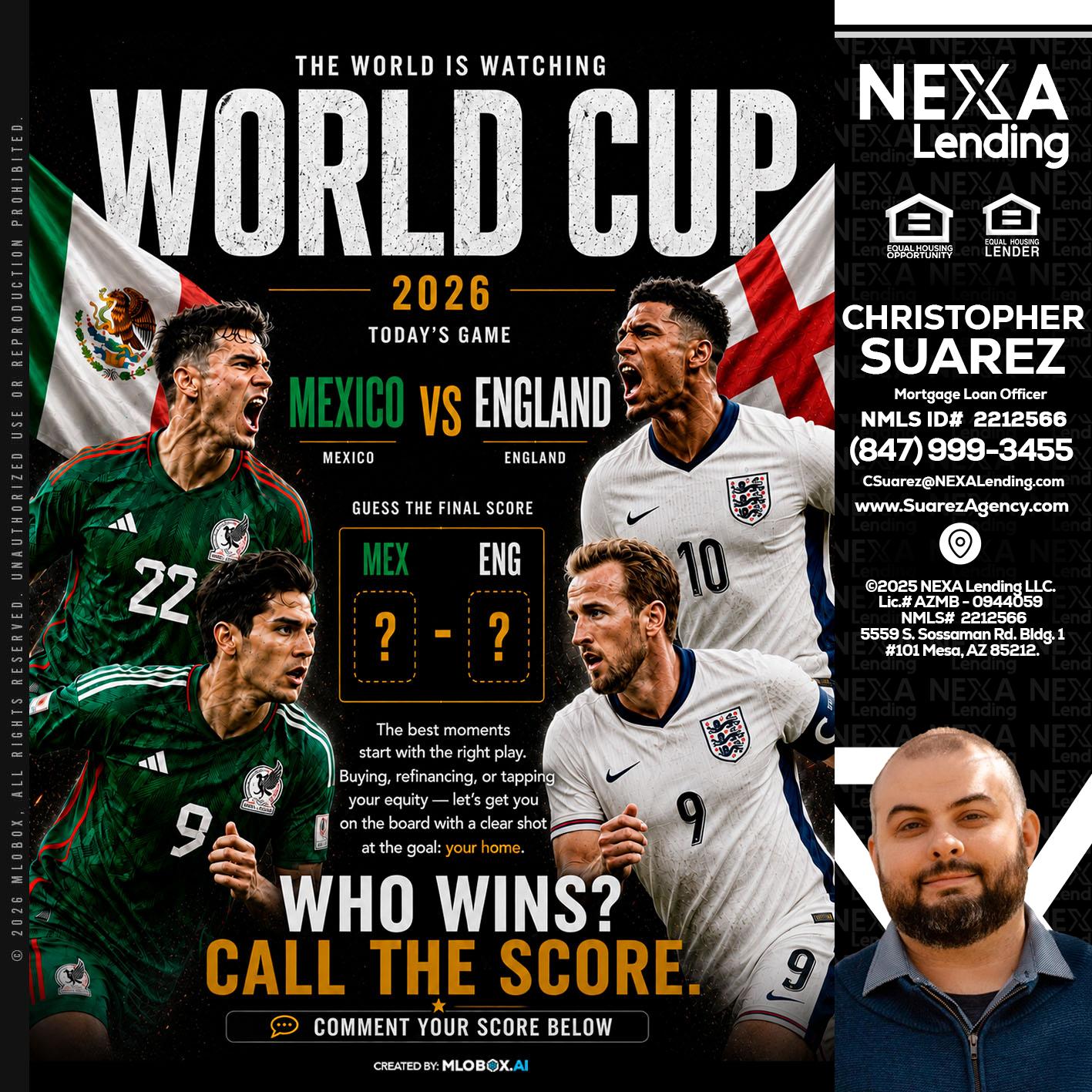 WHO'S WIN - Christopher Suarez -Mortgage Loan Officer Coach