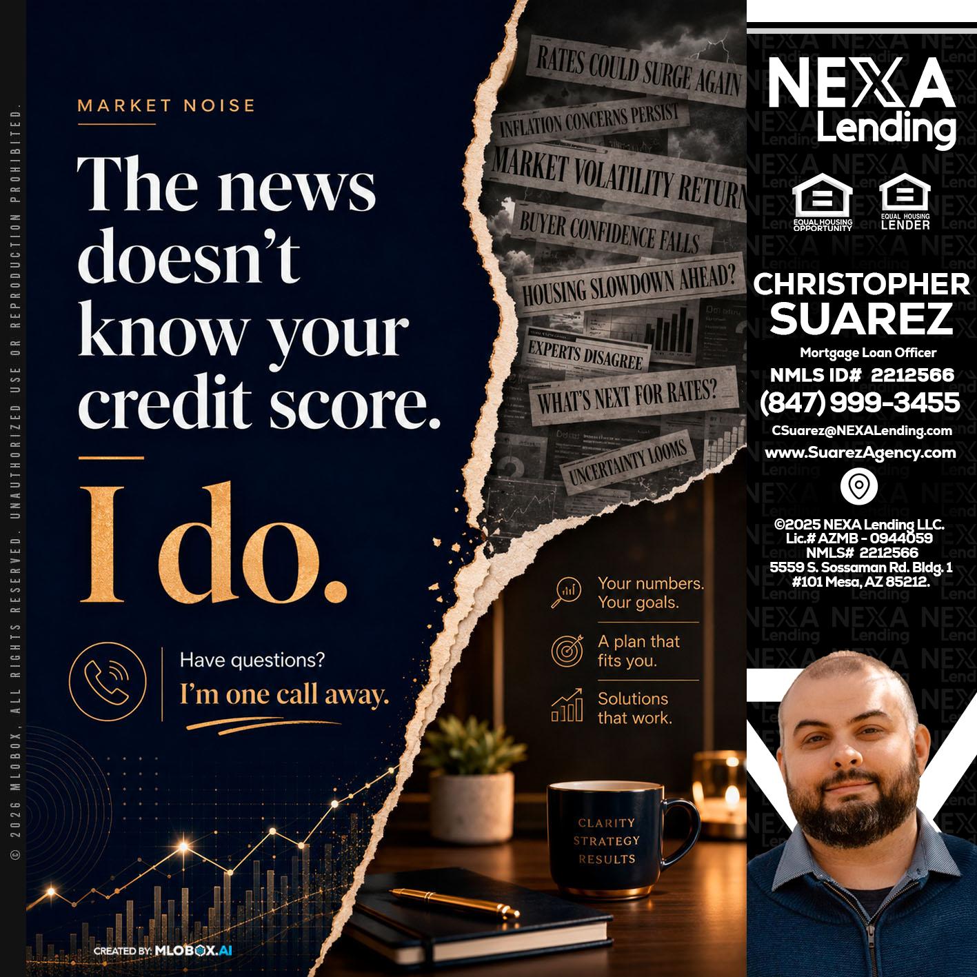 MARKET NOISE - Christopher Suarez -Mortgage Loan Officer Coach