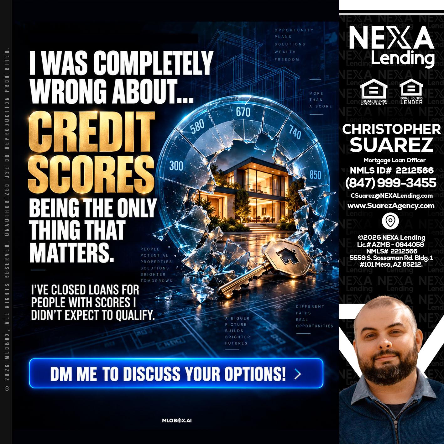 I WAS COMPLETY - Christopher Suarez -Mortgage Loan Officer Coach